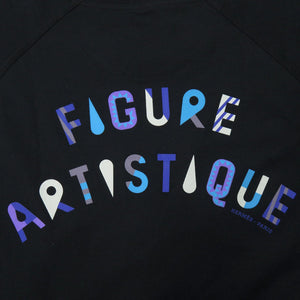 美品 エルメス フィギュア アーティスティック FIGURE ARTISTIQUE 3H4609DL コットン ブラック 半袖Ｔシャツ 0934【中古】HERMES