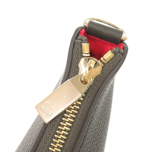 新品同様 クリスチャンルブタン ルビラ レザー グレー系 ショルダーバッグ 0997【中古】Christian Louboutin