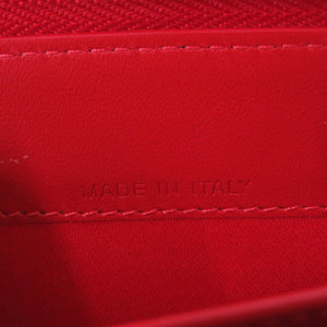 未使用品 クリスチャンルブタン BY MY SIDE バイ マイ サイド ラウンドウォレット 3235083 CM53 カーフ LOUBI ルブ レッド 長財布0998【中古】Christian Louboutin