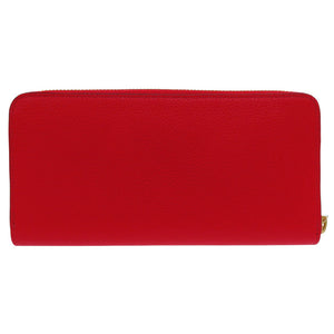 未使用品 クリスチャンルブタン BY MY SIDE バイ マイ サイド ラウンドウォレット 3235083 CM53 カーフ LOUBI ルブ レッド 長財布0998【中古】Christian Louboutin