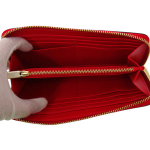 未使用品 クリスチャンルブタン BY MY SIDE バイ マイ サイド ラウンドウォレット 3235083 CM53 カーフ LOUBI ルブ レッド 長財布0998【中古】Christian Louboutin