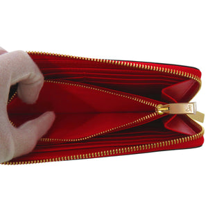 未使用品 クリスチャンルブタン BY MY SIDE バイ マイ サイド ラウンドウォレット 3235083 CM53 カーフ LOUBI ルブ レッド 長財布0998【中古】Christian Louboutin