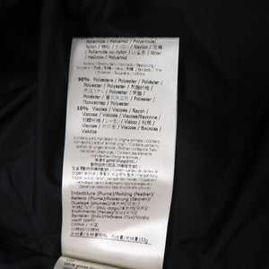 美品 フェンディ アウター カールラガーフェルド FAA383 A49R ナイロン ポリウレタン 羽毛 ブラック 黒 ダウンジャケット 1024【中古】FENDI