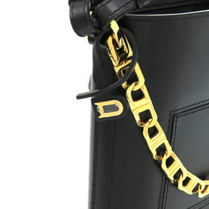 新品同様 デルボー パントイエクラ Pin Toy Eclat ボックスカーフ Noir ブラック 黒 ショルダーバッグ 1038【中古】DELVAUX