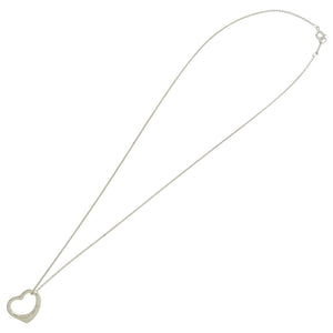 美品 ティファニー オープンハート エルサペレッティ シルバー925 シルバー 銀 ネックレス 1078【中古】TIFFANY&Co.