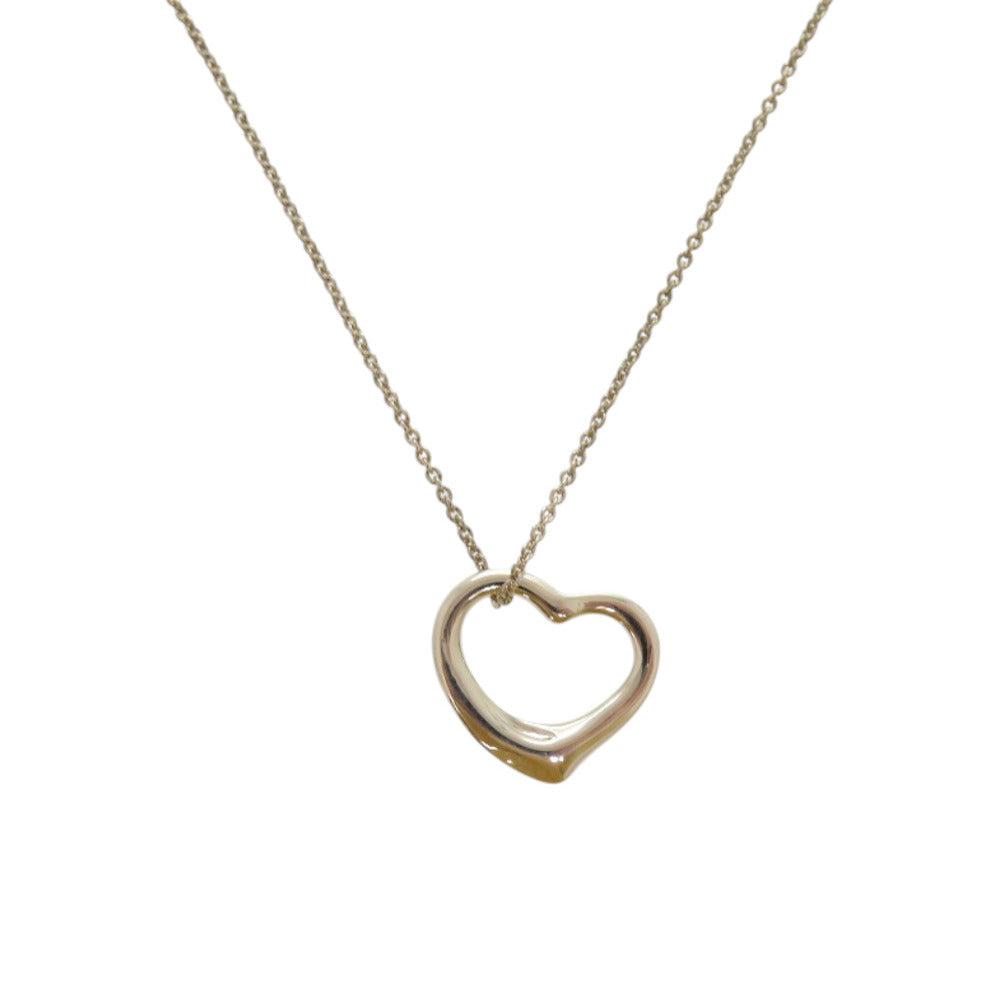 美品 ティファニー オープンハート エルサペレッティ シルバー925 シルバー ネックレス 1080【中古】TIFFANY&Co.