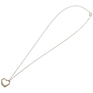 美品 ティファニー オープンハート エルサペレッティ シルバー925 シルバー ネックレス 1080【中古】TIFFANY&Co.