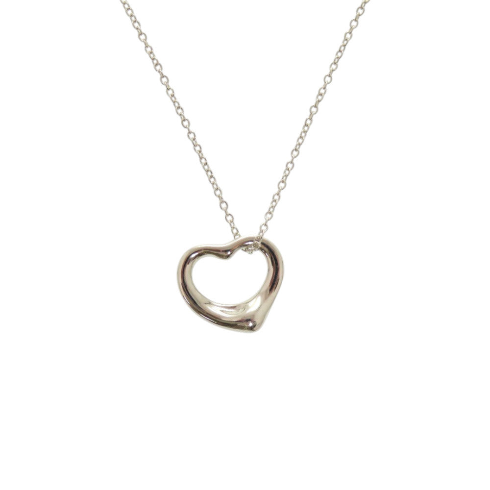 美品 ティファニー オープンハート エルサペレッティ シルバー925/シルバー925 シルバー ネックレス 1082【中古】TIFFANY&Co.