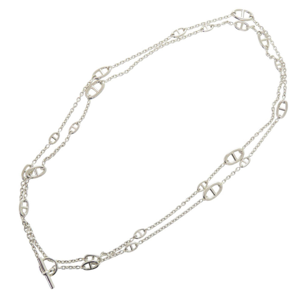 美品 エルメス ファランドール 160 シェーヌダンクル シルバー925 ネックレス 1100【中古】HERMES