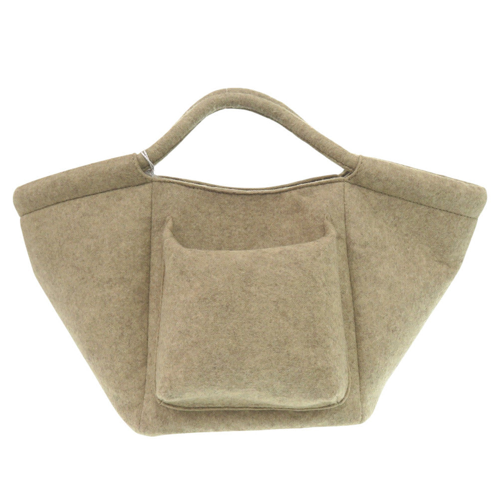 美品 ヴィヴィアンウエストウッド V.M.MOON ムーン ウールハンドバッグ 3202V-0 ベージュ 1108【中古】Vivienne Westwood
