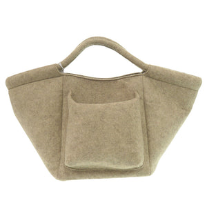 美品 ヴィヴィアンウエストウッド V.M.MOON ムーン ウールハンドバッグ 3202V-0 ベージュ 1108【中古】Vivienne Westwood