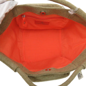 美品 ヴィヴィアンウエストウッド V.M.MOON ムーン ウールハンドバッグ 3202V-0 ベージュ 1108【中古】Vivienne Westwood