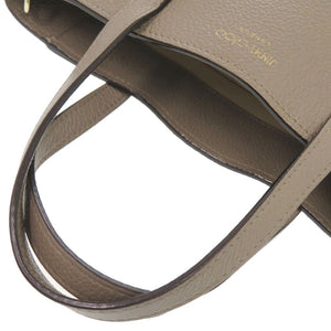 美品 ジミーチュウ 2WAY スタースタッズ レザー グレージュ ハンドバッグ 1110【中古】JIMMY CHOO