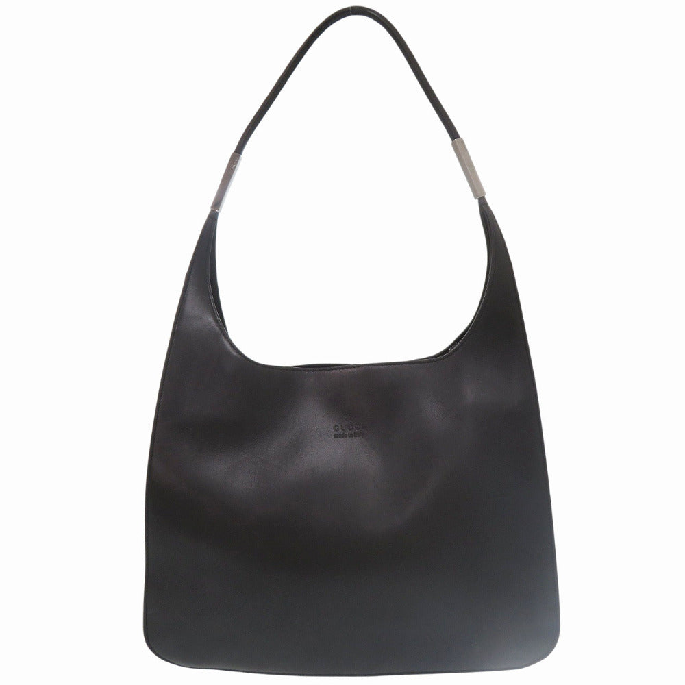 美品 グッチ ワンショルダー 001 3167 3754 レザー ブラック シルバー金具 ショルダーバッグ 1167【中古】GUCCI