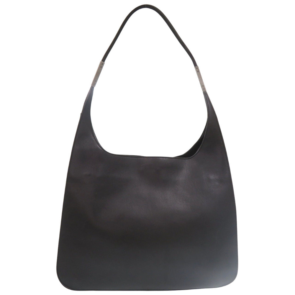 美品 グッチ ワンショルダー 001 3167 3754 レザー ブラック シルバー金具 ショルダーバッグ 1167【中古】GUCCI