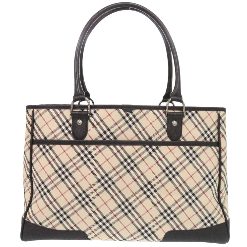 バーバリー ノバチェック キャンバス ベージュ トートバッグ 1183【中古】BURBERRY