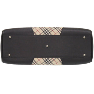バーバリー ノバチェック キャンバス ベージュ トートバッグ 1183【中古】BURBERRY