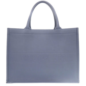 美品 ディオール ブックトートバッグ ミディアム M1296ZGSB カーフレザー ブルー 1196【中古】Dior