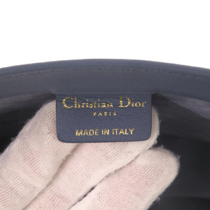 美品 ディオール ブックトートバッグ ミディアム M1296ZGSB カーフレザー ブルー 1196【中古】Dior