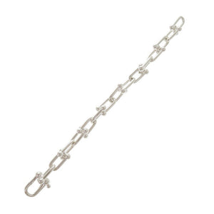 美品 ティファニー ハードウェア エクストララージ リンク シルバー925 ブレスレット 1201【中古】TIFFANY&Co.