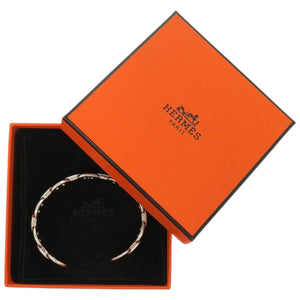 美品 エルメス シェーヌダンクル アンシェネ LG シルバー925 シルバー バングル 1202【中古】HERMES