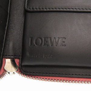 美品 ロエベ アナグラム レザー ピンク 二つ折り財布 1211 【中古】 LOEWE