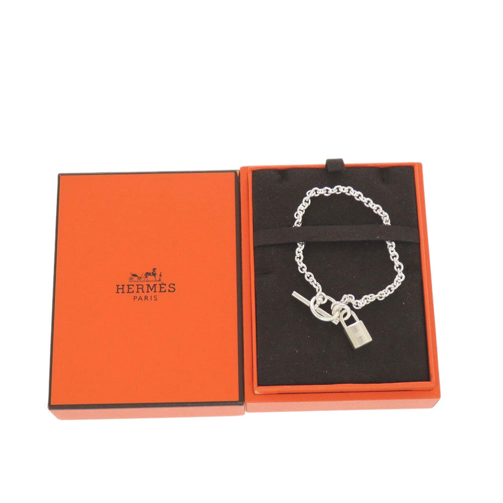 美品 エルメス アミュレット カデナ ブレスレット SH シルバー925 1215【中古】HERMES