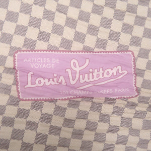 美品 ルイ ヴィトン エトール トランク M70744 コットン ダミエアズール ピンク ブルー イエロー ショール LV 1224【中古】LOUIS VUITTON