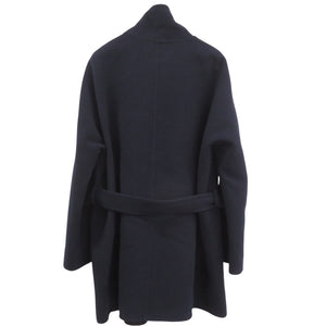 新品同様 エルメス ブランケットコート 4E0104DB カシミヤ ネイビー アウター 1230【中古】HERMES