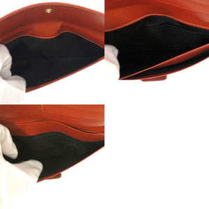 美品 フェンディ ペカン Wホック 二つ折り長財布 2804 1339 B078 レザー ゴールド ブラウン 1241【中古】FENDI