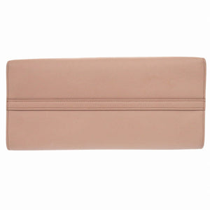 美品 プラダ モノクローム 1BA155 サフィアーノレザー ピンクベージュ 2WAYハンドバッグ 1277【中古】PRADA