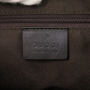 美品 グッチ GGキャンバス ジャッキー シェリー ワンショルダー 00963 レザー ブラウン ベージュ ブラック ショルダーバッグ 1282 【中古】 GUCCI
