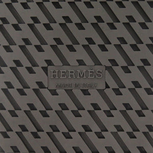 未使用品 エルメス エディット サイズ37 レザー ブラック サンダル 黒 1289【中古】HERMES レディース