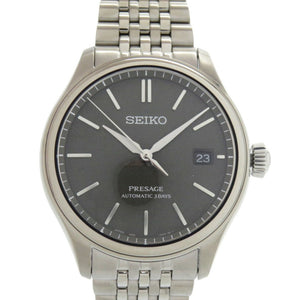 新品同様 セイコー プレザージュSARX123 自動巻き 腕時計 SS グレー 1307【中古】SEIKO