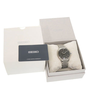 新品同様 セイコー プレザージュSARX123 自動巻き 腕時計 SS グレー 1307【中古】SEIKO