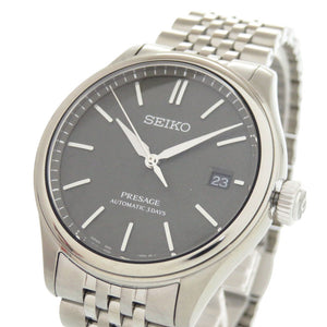 新品同様 セイコー プレザージュSARX123 自動巻き 腕時計 SS グレー 1307【中古】SEIKO