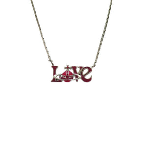 美品 ヴィヴィアンウエストウッド LOVEオーブ メタル パープル 紫 ネックレス 1348【中古】Vivienne Westwood