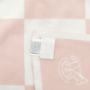 美品 エルメス アダダ コットン ピンク ベビーブランケット 1358【中古】HERMES