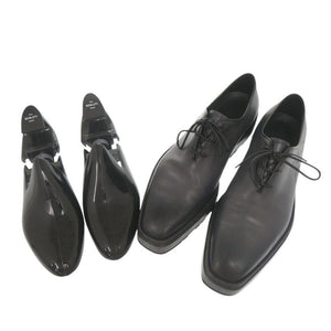 美品 ベルルッティ アレッサンドロ アルト サイズ8 1/2 レザー グレー系 レザーシューズ 1401【中古】BERLUTI メンズ
