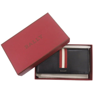 新品同様 バリー TALIRO.LT レザー ブラック 長財布 黒 1409【中古】BALLY メンズ