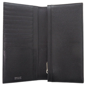 新品同様 バリー TALIRO.LT レザー ブラック 長財布 黒 1409【中古】BALLY メンズ