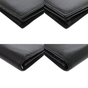 新品同様 バリー TALIRO.LT レザー ブラック 長財布 黒 1409【中古】BALLY メンズ