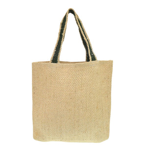 美品 マルニ カナパ トート ストライプ 麻 ベージュ イエロー ブルー トートバッグ 1422【中古】MARNI