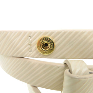 新品同様 ルイ ヴィトン エピレザー ショルダーストラップ ホワイト LV 1437【中古】LOUIS VUITTON