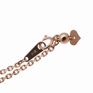 新品同様 クンツァイト14.25ct / サファイア0.80ct / ダイヤモンド0.57ct K18PG ペンダント ネックレス ブローチ ピンクゴールド ダイヤ ジュエリー 0036【中古】レディース