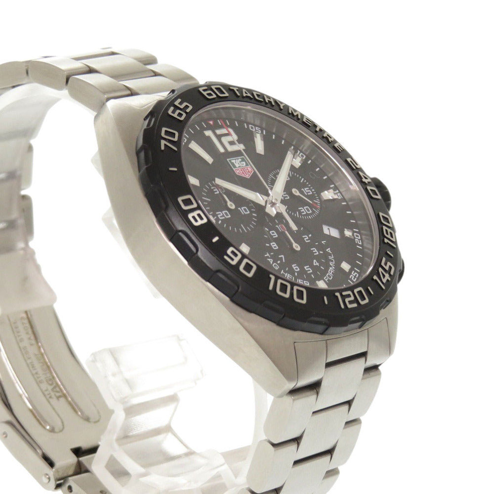 美品 タグホイヤー フォーミュラ1 CAZ1110 ブラック SS クオーツ 腕時計 黒文字盤 0039【中古】TAG HEUER
