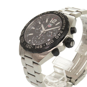 美品 タグホイヤー フォーミュラ1 CAZ1110 ブラック SS クオーツ 腕時計 黒文字盤 0039【中古】TAG HEUER