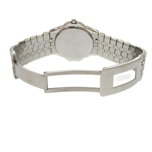 美品 セイコー クレドール パシフィーク GCAR007 8J81-6A20 SS K18ホワイトゴールド ブラック クオーツ 腕時計 シルバー 黒文字盤 0040【中古】SEIKO