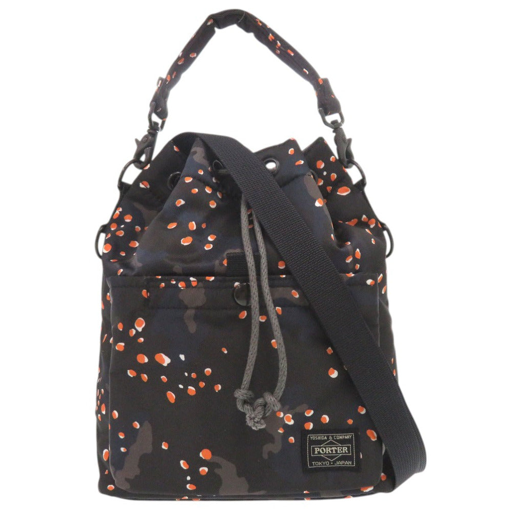 未使用品 吉田カバン ポーター PS CHIP CAMO BALLOONSAC バルーンサック ナイロン マルチカラー PORTER 0059【中古】YOSHIDA & CO., LTD.
