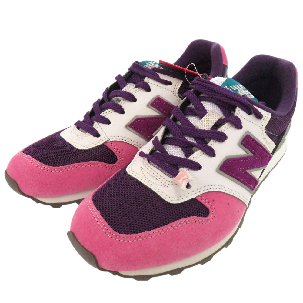 未使用品 ニューバランス WR996 AR スニーカー レトロサーフ レザー 合成繊維 ROSE VIOLET 0067【中古】NEW BALANCE